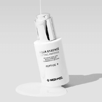 Сироватка з пептидним комплексом MEDI-PEEL Peptide 9 Aqua Essence Lifting Ampoule 50ml, фото 3