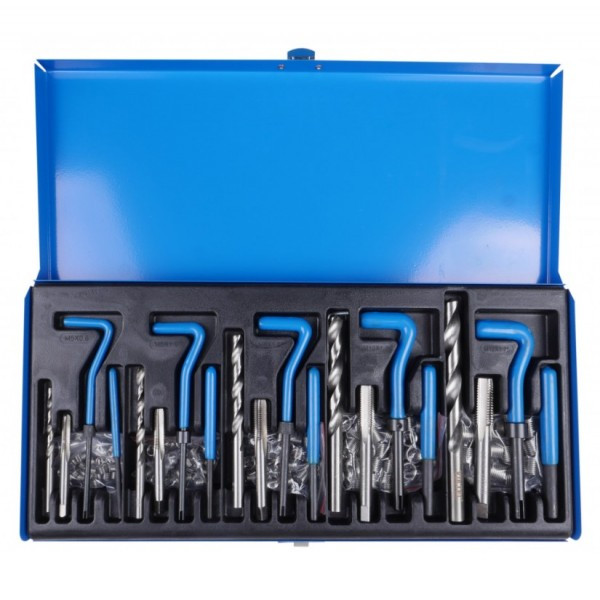 Набір гужонів та мітчиків для відновлення різьби M5-M12 (131од) VIKTEC VT01078
