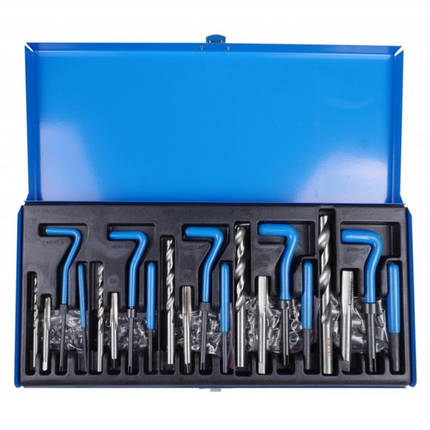 Набір гужонів та мітчиків для відновлення різьби M5-M12 (131од) VIKTEC VT01078, фото 1