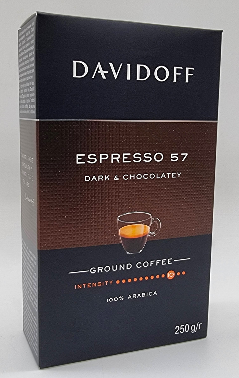 Кава мелена Davidoff Espresso 57 Dark&Cocolatey 250г