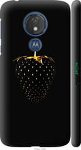 Чохол на Motorola Moto G7 Power Чорна полуниця "3585c-1657-1852"