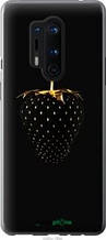 Чохол на OnePlus 8 Pro Чорна полуниця "3585u-1896-1852"