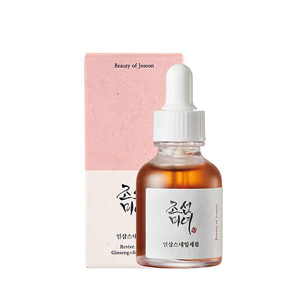 Відновлююча сироватка з женьшенем та муцином равлика Beauty of Joseon Revive Serum: Ginseng + Snail Mucin 30 ml, фото 1