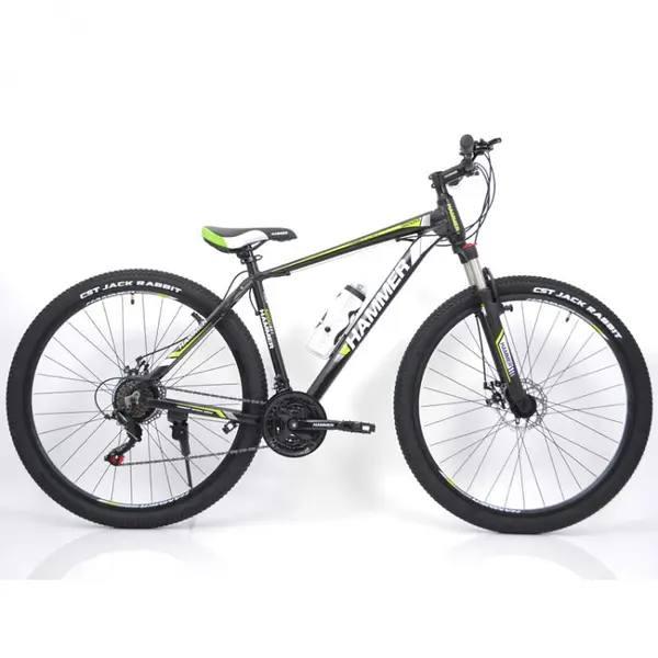 Швидкісний велосипед для дорослих зеленого кольору Hammer S-200 27 5 дюймів з рамою 19'