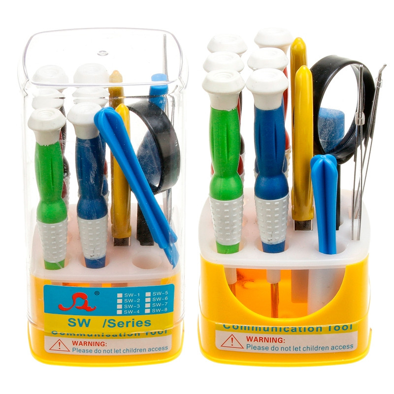 Набір інструментів SW-1 Sehngwei 12в1 з підставкою в колбі