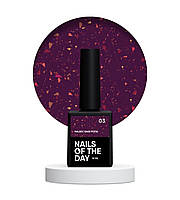 Base NAILSOFTHEDAY Malbec POTAL № 03, 10 мл