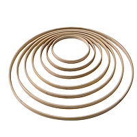 Кольцо-основа бамбуковое Ø 17 см для венка, мобиля, макраме