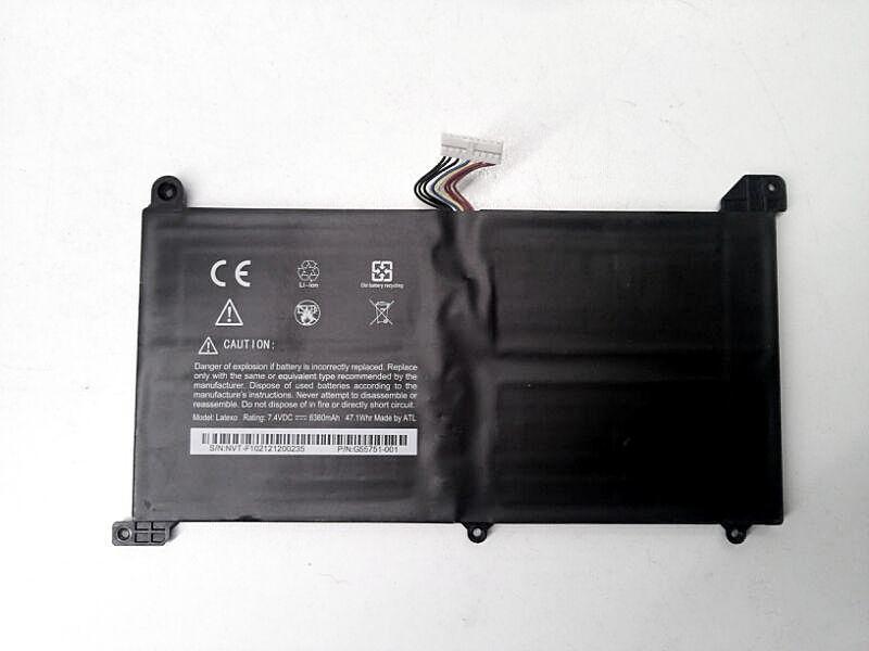 Батарея, акумулятор для ноутбука, Li Polymer Battery Pack, Latexo, P/N G55751-001, 7.4V, Оригінал, Б/В