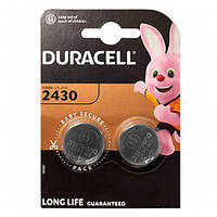 Батарейка Duracell CR 2430 3V литиевая 2шт на блистере (цена за 1шт)