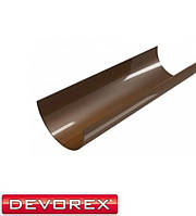 Водостічна ринва Devorex Classic 120 3 м Коричневий