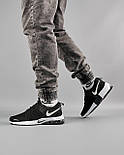 Чоловічі кросівки Nike Air Presto чорні з білим на балоні весна-літо осінь. Живе фото. топ, фото 10