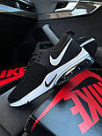 Чоловічі кросівки Nike Air Presto чорні з білим на балоні весна-літо осінь. Живе фото. топ, фото 2