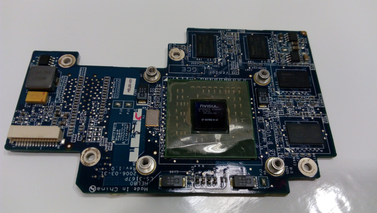 Відеокарта nVidia GeForce GO 7600, 256 MB, DDR 2, MXM 2, б / у (ID ...