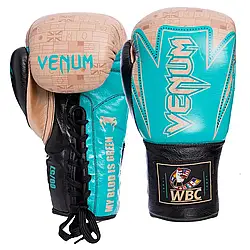 Боксерські рукавички із натуральної шкіри VENUM Hammer Pro VL-2021 12 унц. боксерські шкіряні рукавиці