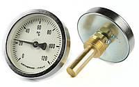 Термометр биметаллический аксиальный Arthermo 63/50-1/2- 0-120°С с гильзой