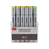 Набор маркеров для скетчинга Sketchmarker Finecolour 48 цветов EF100-TB48