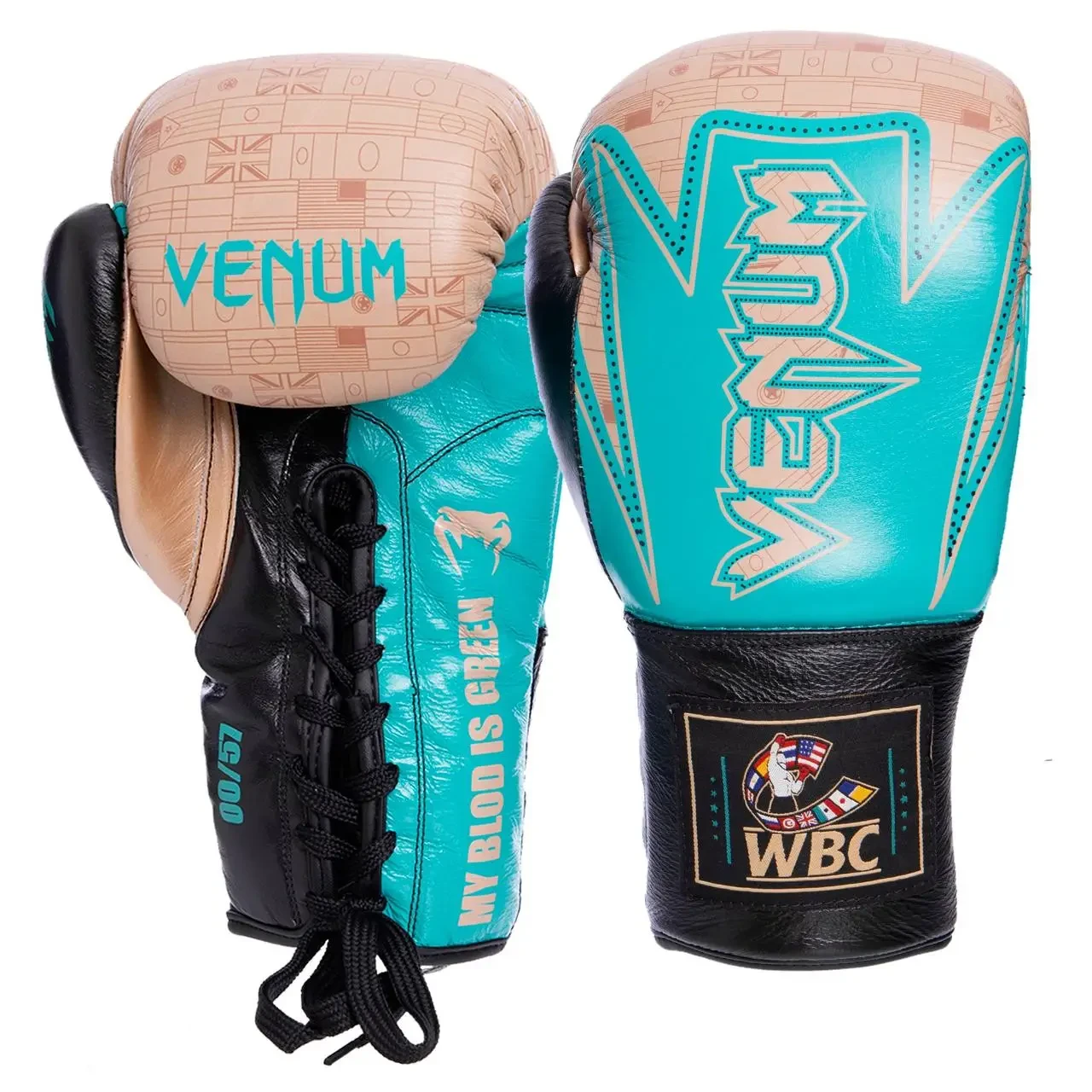 Боксерські рукавички із натуральної шкіри VENUM Hammer Pro VL-2021 10 унц. боксерські шкіряні рукавиці