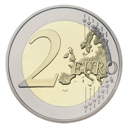 Монета номіналом 2 євро 2019 «500-річчя смерті Леонардо да Вінчі» Італія, фото 3