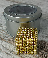 Neocube золотой шарики Неокуб neocube Магнитные шарики Neocube Неокуб 5мм Магнитный конструктор антистресс