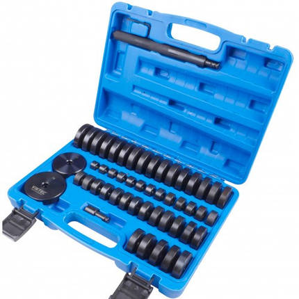 Оправки для випресування підшипників, втулок, сальників 18-65мм (крок 1мм) 52од. VIKTEC VT01509 - VT01509, фото 1