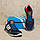 Чоловічі кросівки літні сітка Adidas Tech Flex Blue (репліка), фото 7