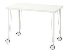 LINNMON / KRILLE стіл, білий,100х60 см,  094.162.12