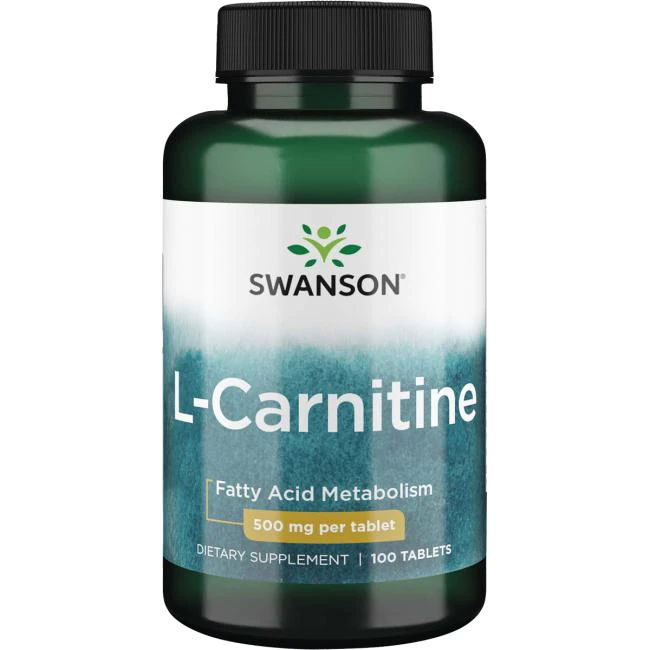 Л-Карнітин/L-Carnitine 500 mg 100 Tabs Swanson USA