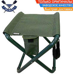 Стілець складаний рибальський до 120 кг ПОСИЛЕНИЙ стілець туристичний складний Fish Lite рибальський розкладний стільчик + КИШЕНЯ