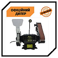 Комбинированный точильно-шлифовальный станок TITAN (Титан) KTSM150 с LED (250 Вт, 150 мм) Точило ленточное Топ