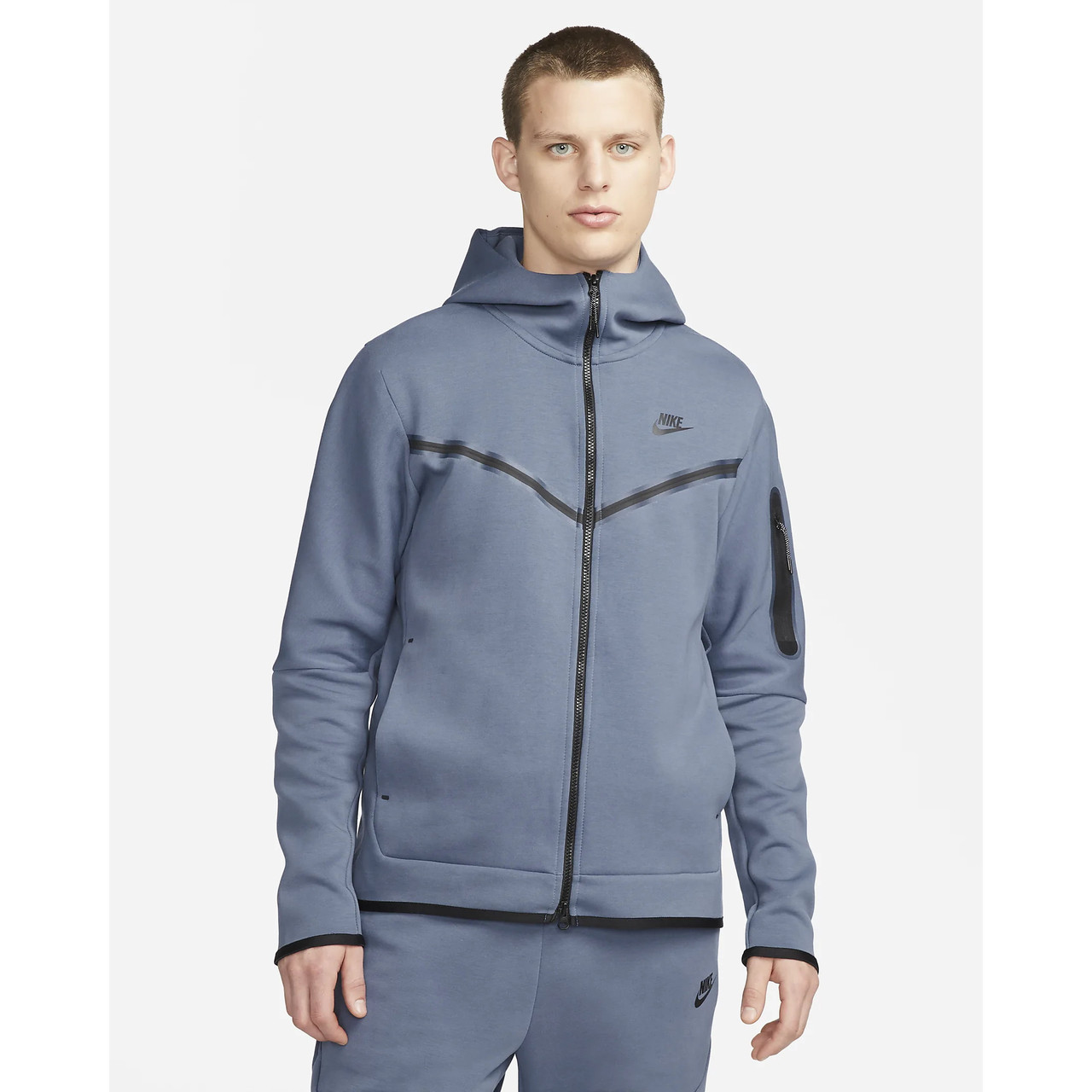 Чоловіча толстовка з капюшоном чоловіча Nike M NSW TCH FLC HOODIE FZ WR