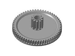 Шестерня дросельної заслінки BMW 2011 3.0 дизель, міцний пластик, доставка по Україні