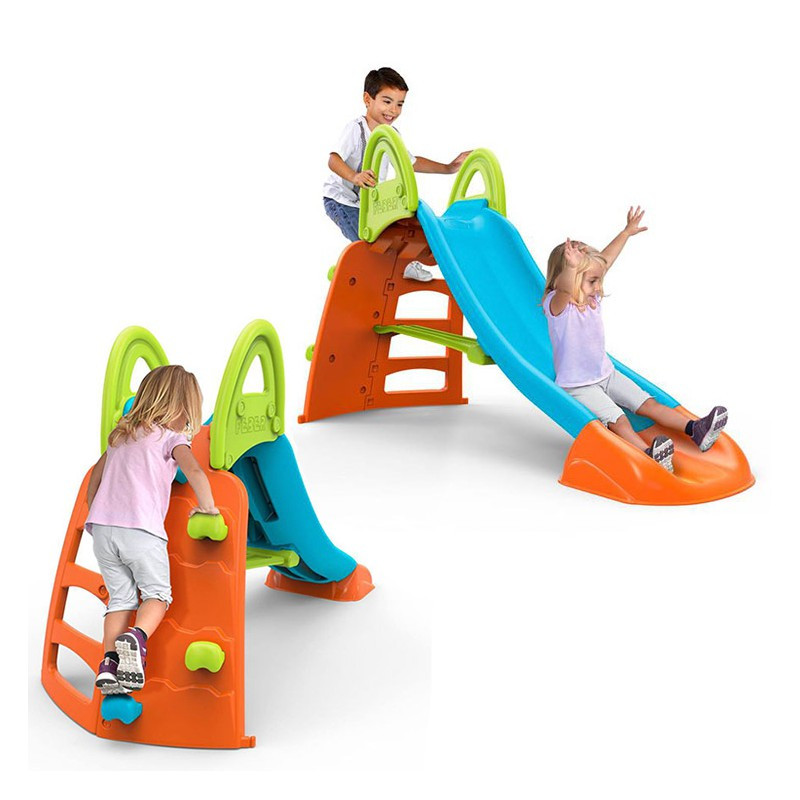 Дитяча гірка 2в1 Climb & Slide Feber 13534 спуск 190 см