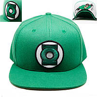 Кепка бейсболка Зелёный Фонарь Green Lantern лого