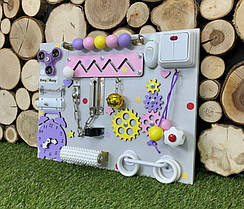 Розвиваюча Дошка, Бізіборд для дітей, Бізі борд Іграшка Монтессорі, Подарунок на 1 рік + Подарунок