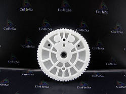 Шестерня склоочистника BMW X5 X6, D=65.8мм, 63 зуба, пластик