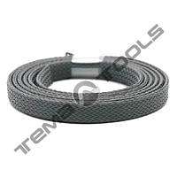 Оплетка змеиная кожа для проводов и кабелей PET-008 5-16 мм (100 м уп.) Защитная оплетка серая