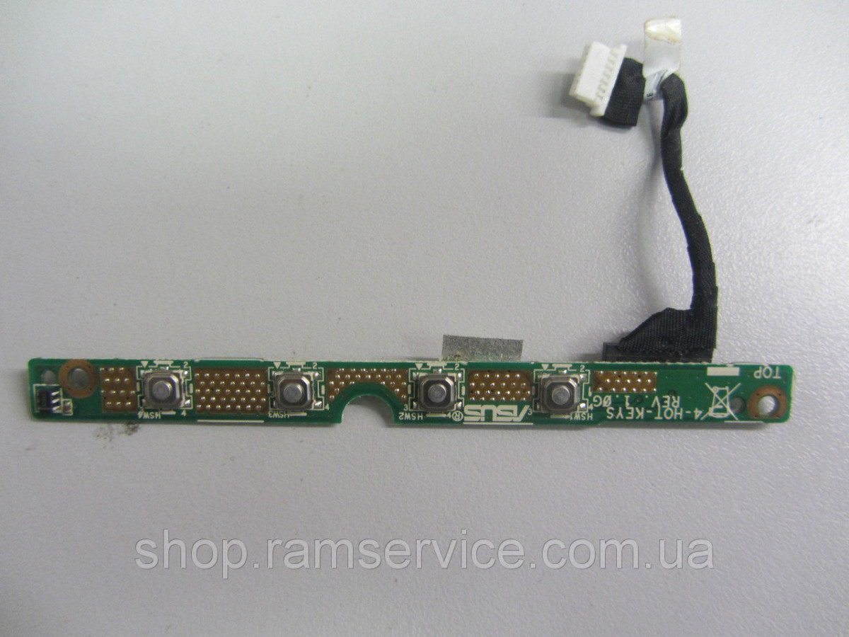 Кнопка включения для ноутбука Asus PC904HD, * 08g2019p10m, б / у (ID ...