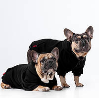 Одежда для собак, Худи LEKS FRB, для французского бульдога, мопса, мини бультерьера, BLACK L