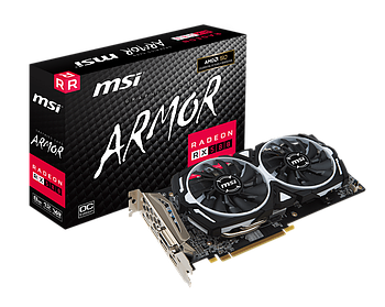 Відеокарта MSI Radeon RX 580 ARMOR 8G OC GDDR5 Seller Refurbished
