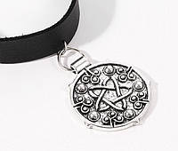 Ожерелье-чокер с медальоном колдуньи Йеннифэр Yennefer Ведьмак 3 Дикая охота The Witcher TW 21.4