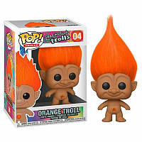 Фигурка Funko Pop Фанко Поп Тролли на удачу Оранжевый Тролль Good Luck Trolls Orange Troll 10 см cart T OT 04