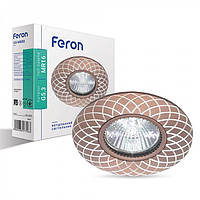Встраиваемый светильник Feron GS-M888 MR-16 коричневый (врезной потолочный)