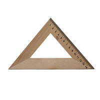 Трикутник дерев'яний 16см