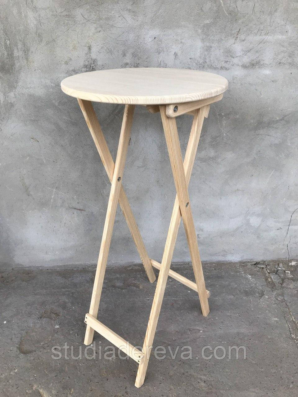 Купить Барный круглый высокий расскладной стол для уличных кафе от ...