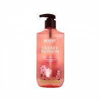 Гель для душа с экстрактом цветов Сакуры - BEAVER Cherry Blossom Body Wash 400ml