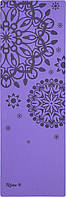 Килимок для йоги та фінтесу YOGA MAT ECO (фіолетовий, 6мм)