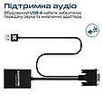 Перехідник Promate ProLink-V2H HDMI - VGA + USB Black (proLink-v2h.black), фото 3