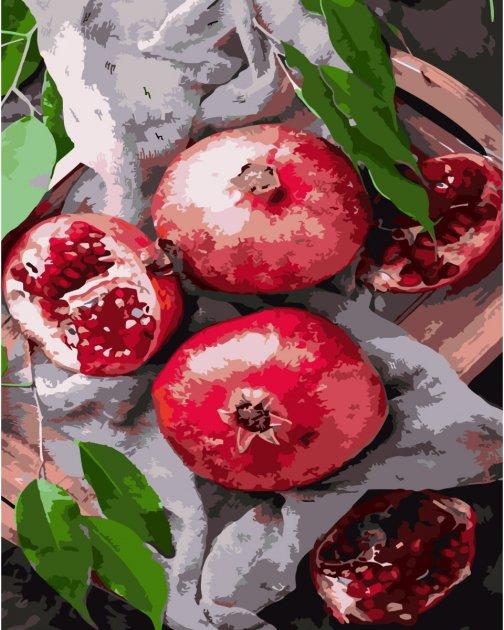 Рукітвор Картина за номерами (SR-SY6730) Гранатовий смак, 40 х 50 см, Strateg