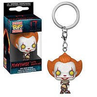 Фигурка брелок Funko Pop Фанко Поп IT Pennywise Beaver Hat Оно Пеннивайз с шляпой бобра 4 см IT PW 779