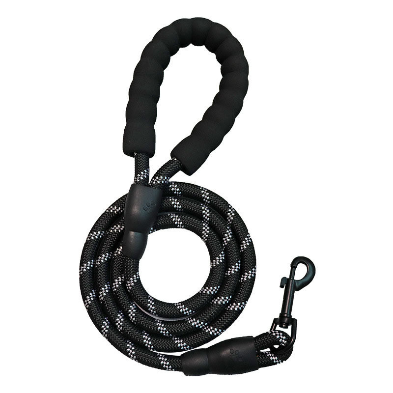 Повідець для собак Pet Style "MayPaw" 1,5 м Чорний 0,8